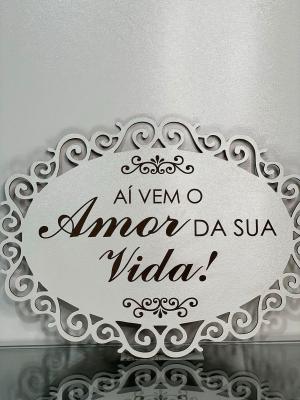 PLACAS PARA EVENTOS MDF 3mm 40X25  Gravado  