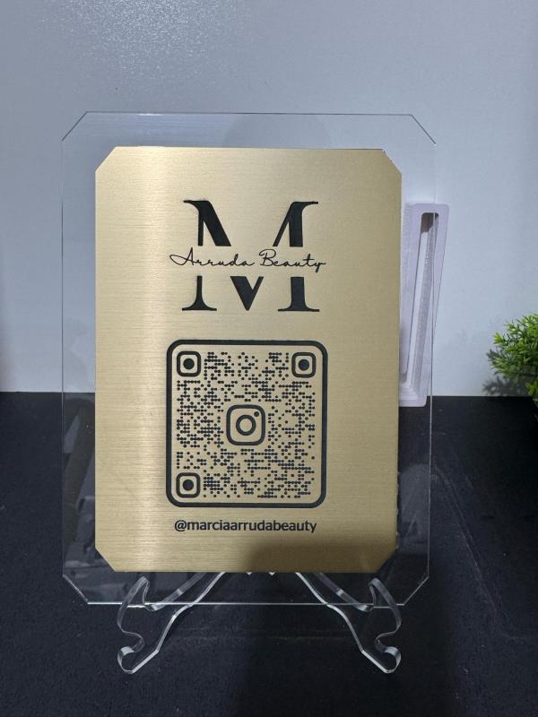 PLACA PARA REDES SOCIAIS